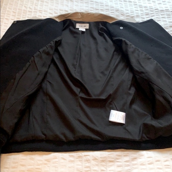 Helmut Lang wool and leather Motto /Biker Jacket ~ S/XS - Picture 5 of 7